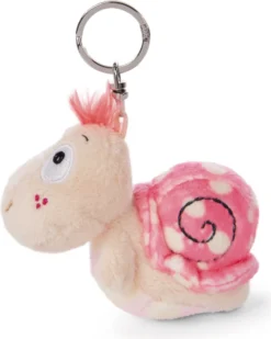 Nici 47935 Schlüsselanhänger Rosa Schnecke 10cm Plüsch Hello Spring Frühling