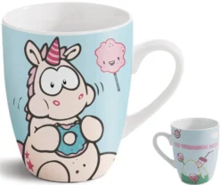 Nici 41450 Tasse Einhorn Theodor "Ich Vernasch Dich" Porzellan Kaffeetasse 310ml -Nici 2562222ade96bda65b223f622c3be1cc