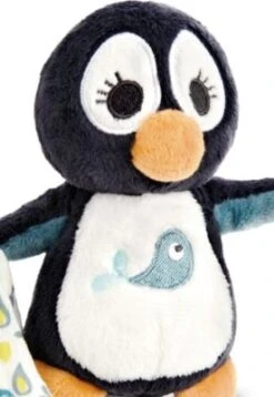 NICI Schmusetier Pinguin Watschili 3D Mit Mulltuch, 13cm (48040) -Nici 26039376 06