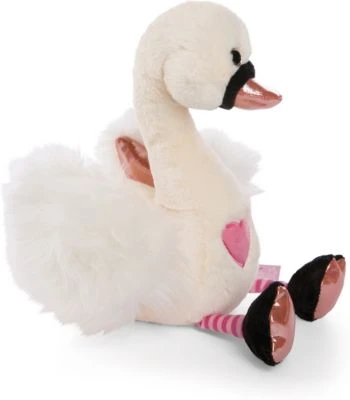 NICI Love Schwan GREEN, Weiß, 35 Cm (48268) 2 NICI Love Schwan GREEN, Weiß, 35 Cm (48268) – Bild 2