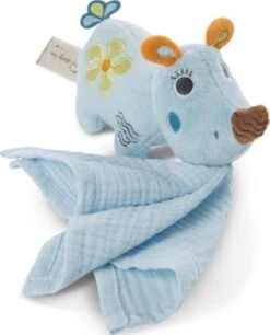 NICI Schmusetier Nashorn Manuffi 3D Mit Mulltuch, 13 Cm (48038)