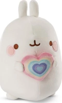 NICI Molang Mit Regenbogenherz, 12 Cm (48223)