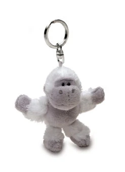 Nici 32403 Schlüsselanhänger Gorilla 10cm White Collection 25 Jahre NICI Plüsch