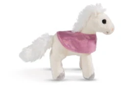 Nici 44895 Weißes Pferd White Peach Stehend Mit Satteldecke 16cm Plüsch -Nici 44895 03 ZA me