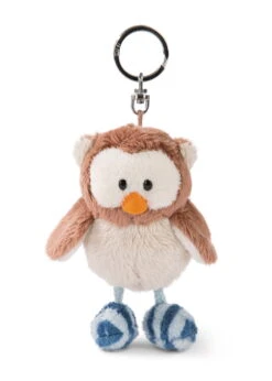 Nici 46090 Schlüsselanhänger Eule Oscar 10cm Drehbarer Kopf The Owlsons