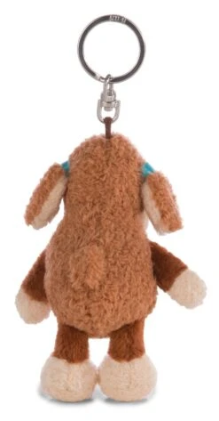 Nici 42181 Braunes Schaf Jolly Jo Mit Zöpfchen Schlüsselanhänger Plüsch Ca 10cm