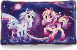 Nici 47854 Kissen Pony Stars Pferde Starjumper & Candydust 43x25cm GREEN