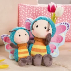 NICI Spielwaren Schmetterling 25cm Blau (47940) Kuscheltiere Teddies & Plüschfiguren -Nici fb66ad088c29c6bbf6bf61653cbb9845